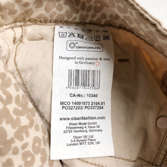 NWT Olsen Safari Allure Mona High Waisted Slim Straight Jeans Size 6 - Picture 6 of 10